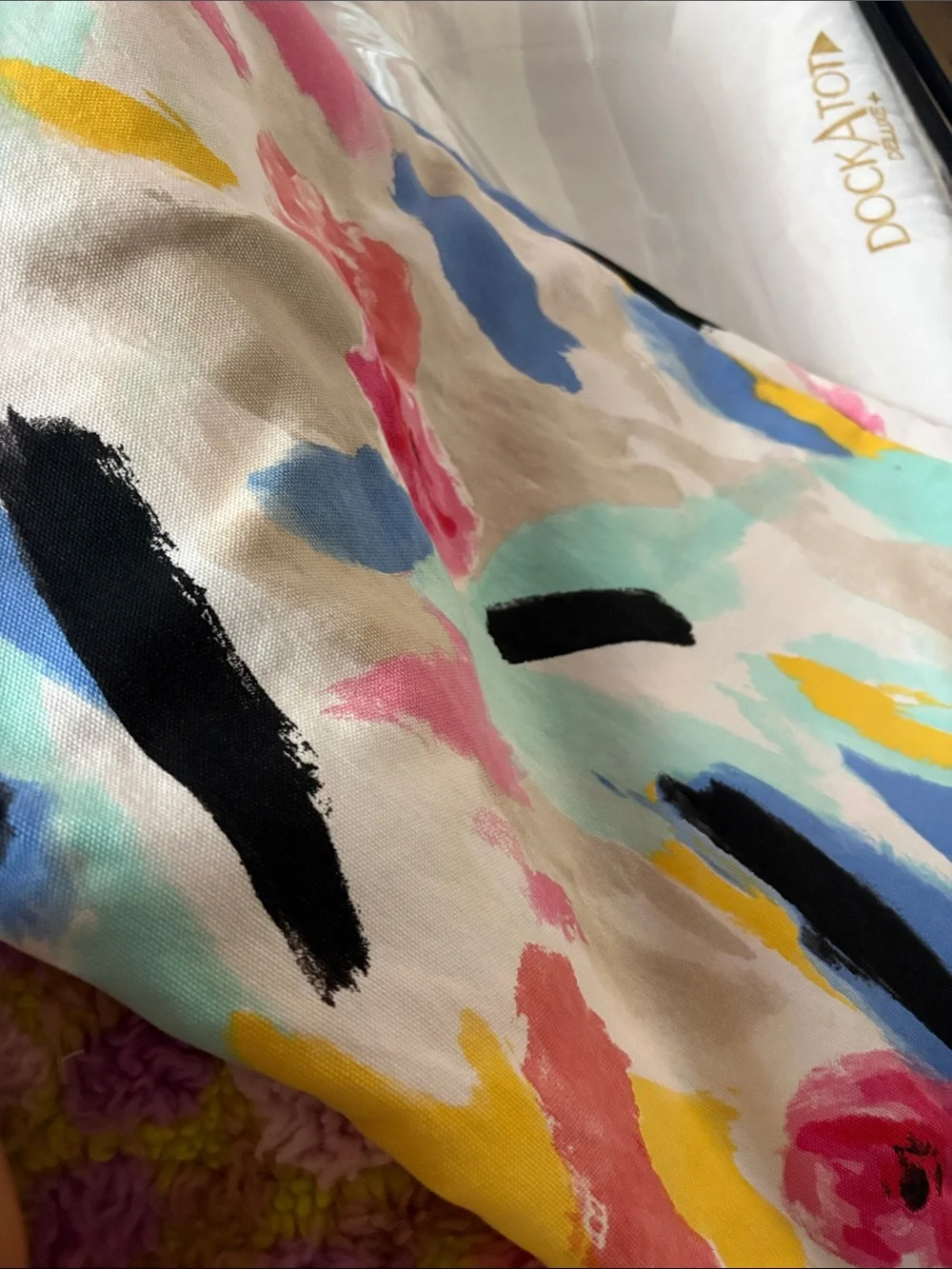🕷️ kate spade paintball floral shower curtain